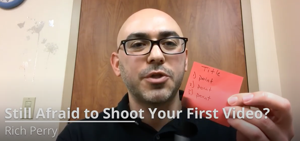 Still Afraid to Shoot Your First Video?