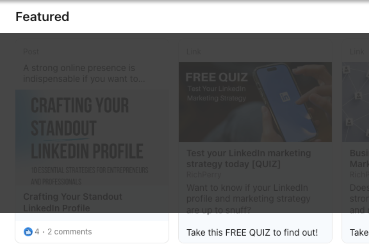Elevate Your Professional Presence: A Step-by-Step Guide to LinkedIn’s Featured Section